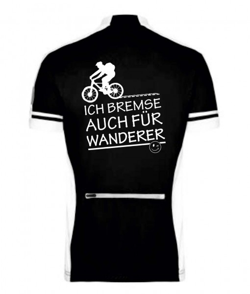 Men's Bike-T Full Zip "Ich bremse auch für Wanderer" JN454BW